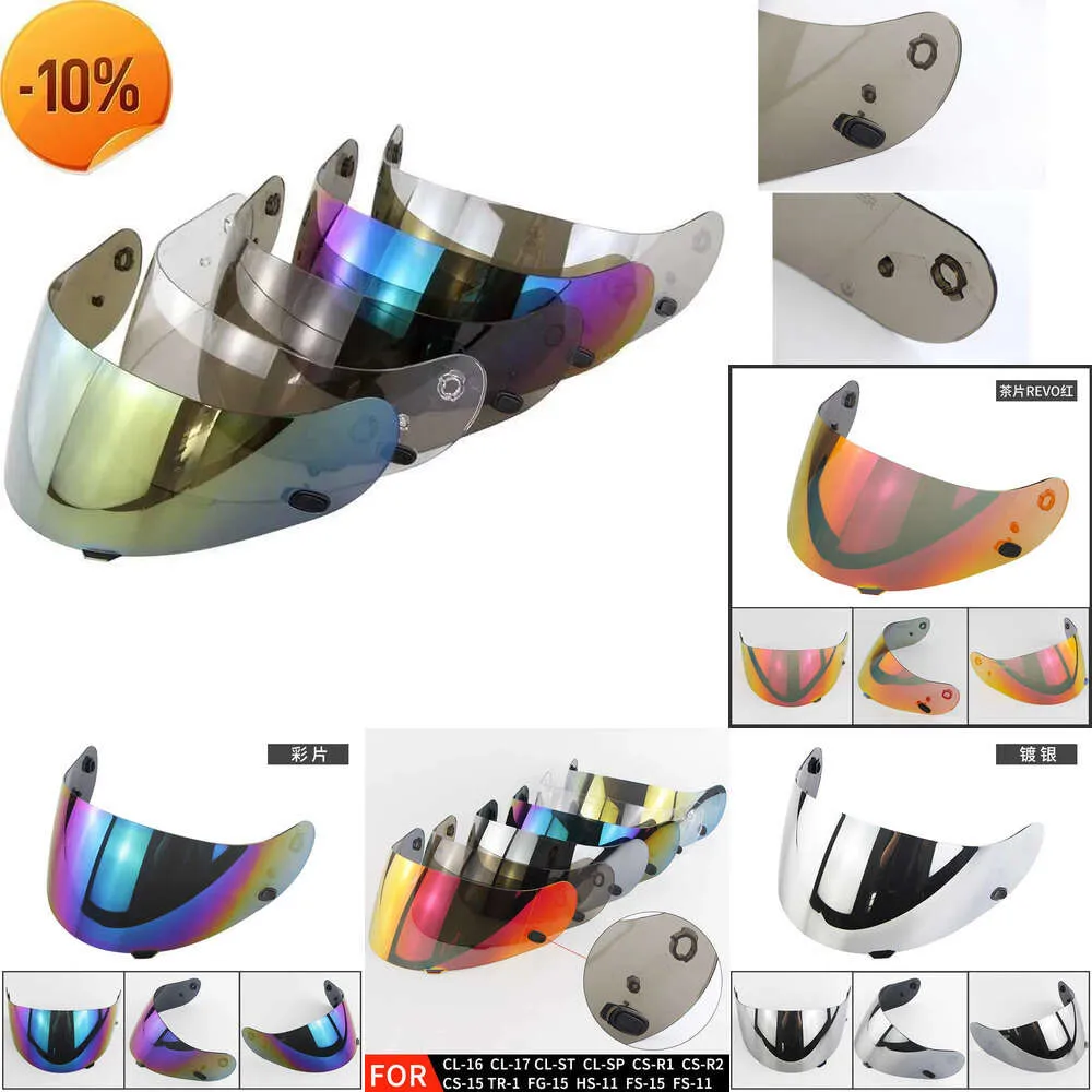 Uppgradera New Shield Visor Motorcykelhjälmtillbehör för HJC CL16 CL17 CLST CLSP CSR1 CSR2 CS15 TR1 FG15 HS11 FS15