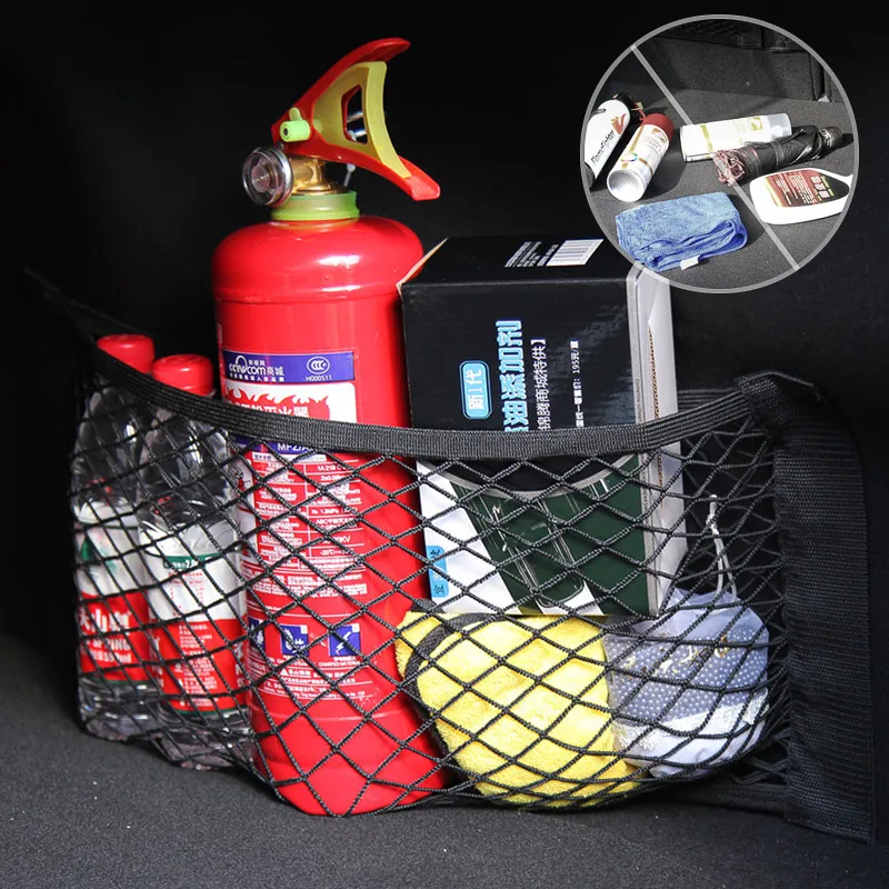 GETAJGHSD 2pcs Hook And Car Trunk Organizer Straps Elastic Storage Straps For Vehicle Tidiness For Trunk