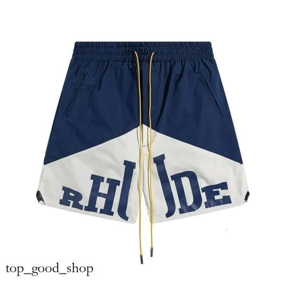 Designer Shorts Rhude Shorts Summer Fashion Pantalons de plage Hommes de haute qualité Street Wear Rouge Bleu Noir Pantalon Violet Hommes Court 298