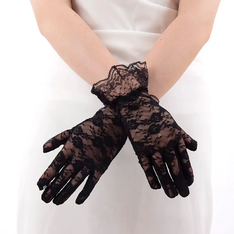 open lace back dress Square Collar Velvet Gloves Party Bodycon Midi Dresses,DS4202 – DSProm main image 1