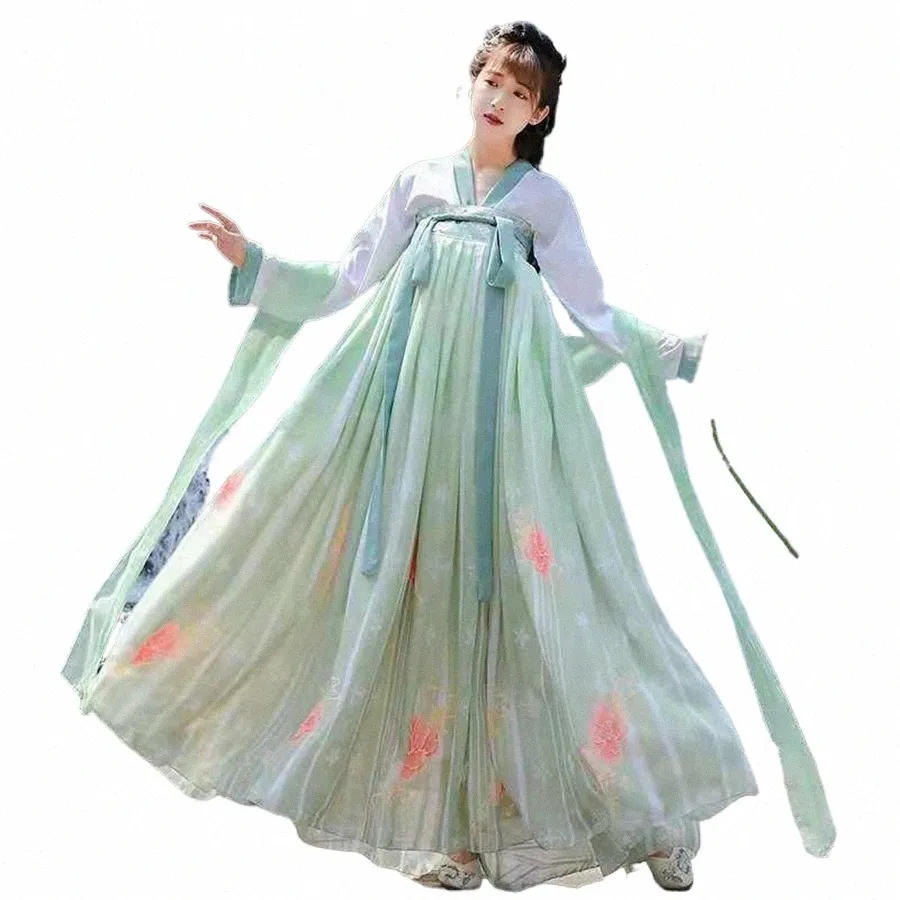 Hanfu Женщины Китайский Традиционный Доктор Танец Фея Костюм Плюс Размер Женский Princ Одежда Карнавал Косплей h9tQ #