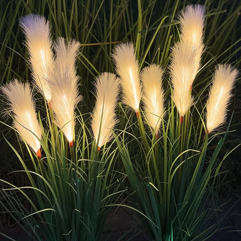 Solar Powered Reed Garden Lights: Waterproof, Fiber... From Ddmyhome ...