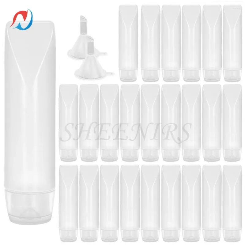 Storage Bottles 20PCS 30/50ml Plastic Squeeze Small Empty Travel Containers With Flip Cap For Toiletry Accessories Shampoo And Lotion