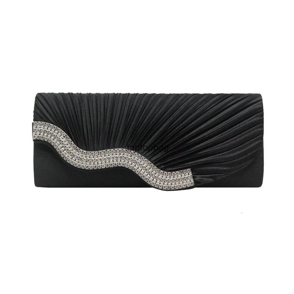 Designer Luxury fashion Diamond Clutch Bags 2023 trendy and fashionable pleated diamond inlaid handbag for women banquet bag evening dress bag