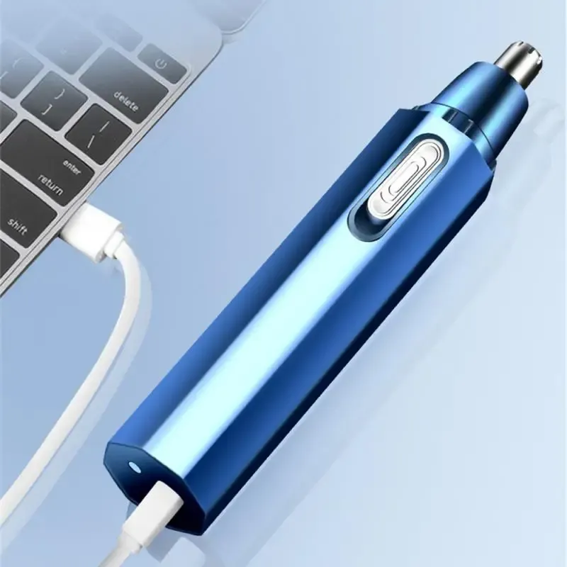 Trim de poils de nez électrique pour hommes USB Reccharte des cheveux rechargeables Coiffes de poils portables Épilation de poils d'oreille Multi-cinétic