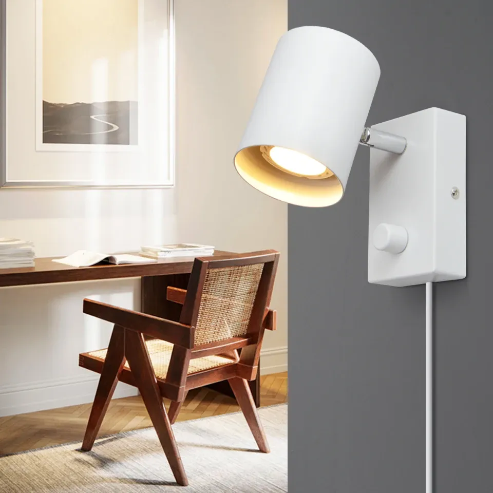 GU10 Wall Light LED Indoor Wall Lamps for Living Room Bedroom Nordic Simple Design