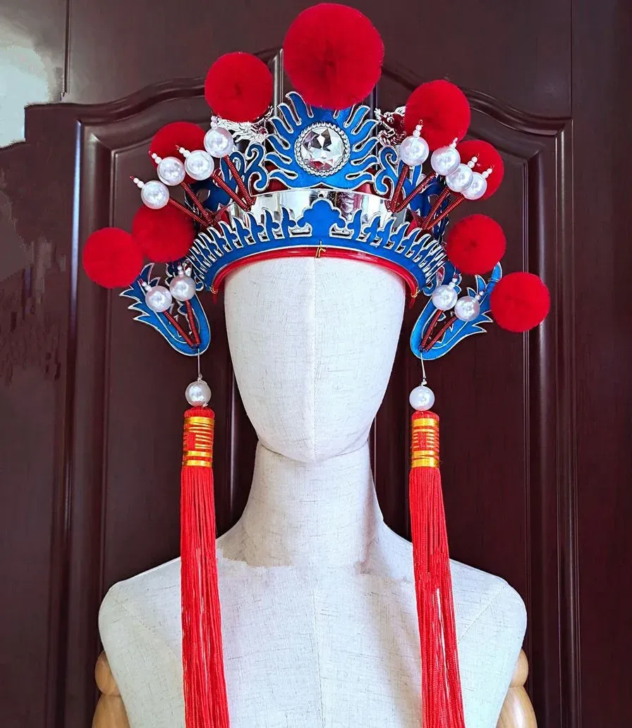 Traditional Chinese Flat Top Polyester Hats for Adults  display picture 2