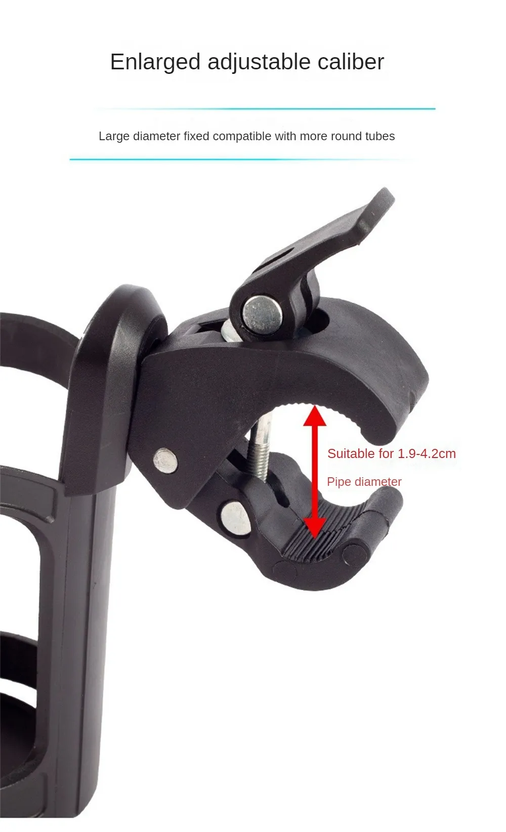 Pram Rack Upgraded Portable Baby Stroller Cup Holder - Strong & Universal Fit ...