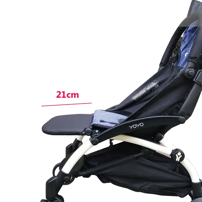 Baby Stroller Accessories Leather Armrest and Extend Leg Rest and Handle Protective Cover for Babyzen Yoyo2 Yoya YOYO 2 Stroller