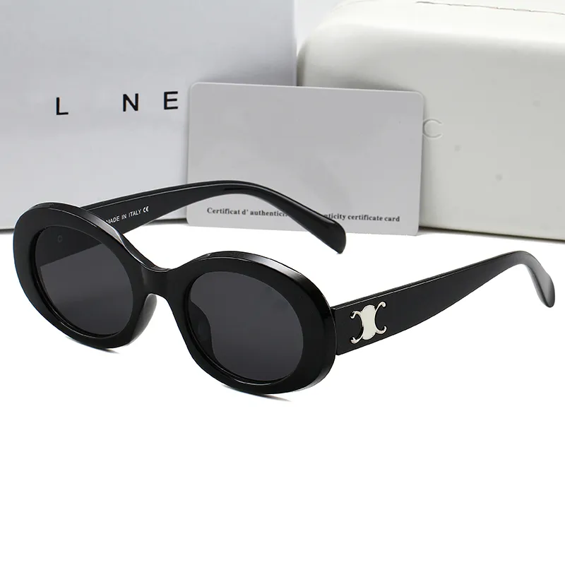 Zonnebrillen Herenontwerper Zonnebril voor vrouwen Optionele zwarte gepolariseerde UV400 -beveiligingslenzen met doos zonnebrillen brillen