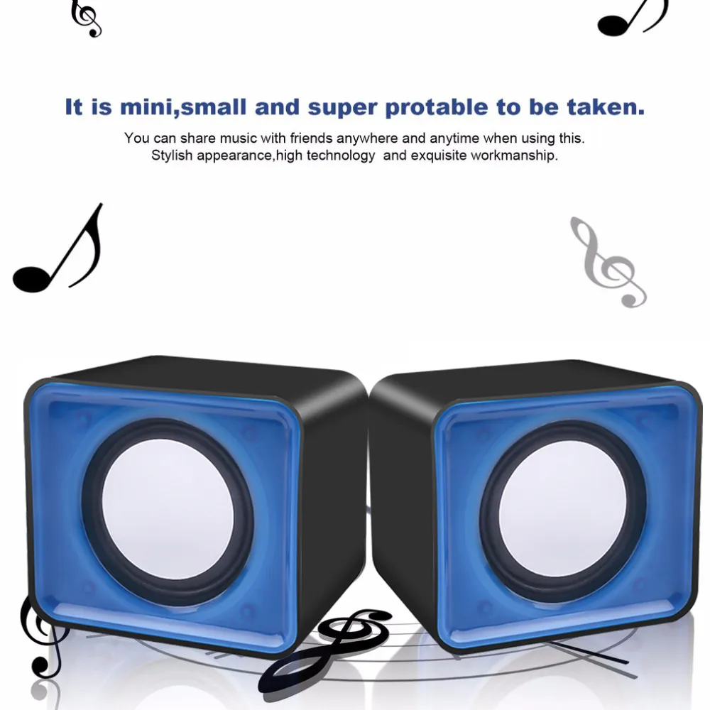 Cyber Acoustics USB Powered External Desktop Laptop 2-Piece