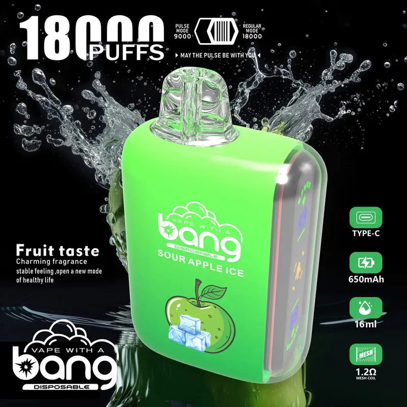 Bang Box 18000 Puffs Vape Elctronic Cigarette Pod Hot Selling Brand Wholesale Disposable Pen Hookah Wape