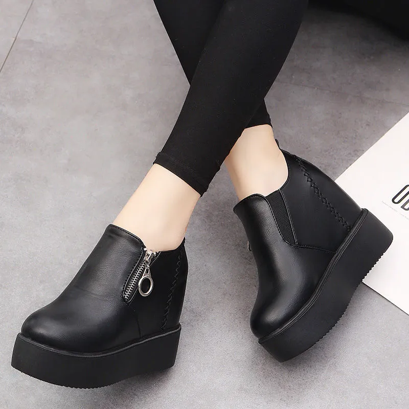 womens black wedge dress shoes Gabor Women's 05.360.17 Suede Wedge main image 0