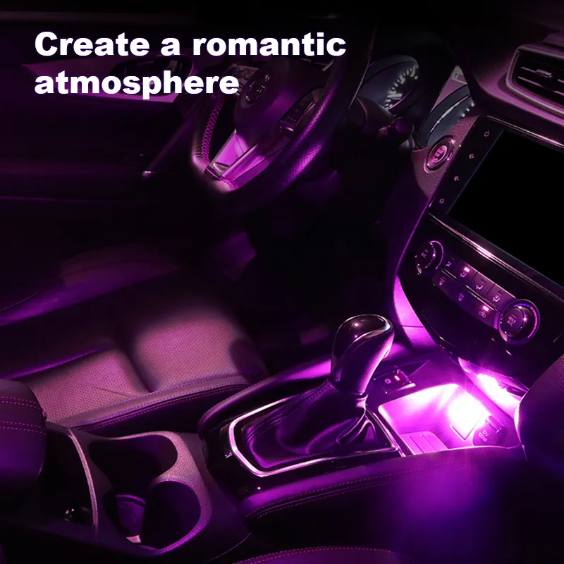 Car cigarette voisine allume-atmosphère USB lumière LED mini