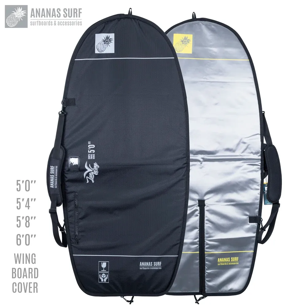 Tassen Ananas Surf 5'0'',5'4'', 5'8", 6'0" Wing Hydrofoil Board Cover Bag Protect Boardbag153CM,163CM, 173CM, 183CM