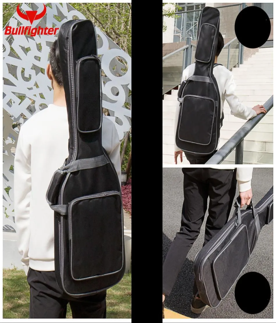 Bolsa de guitarra elétrica à prova d'água 600d, proteção para baixo elétrico, com alça de ombro, baixo case8323329