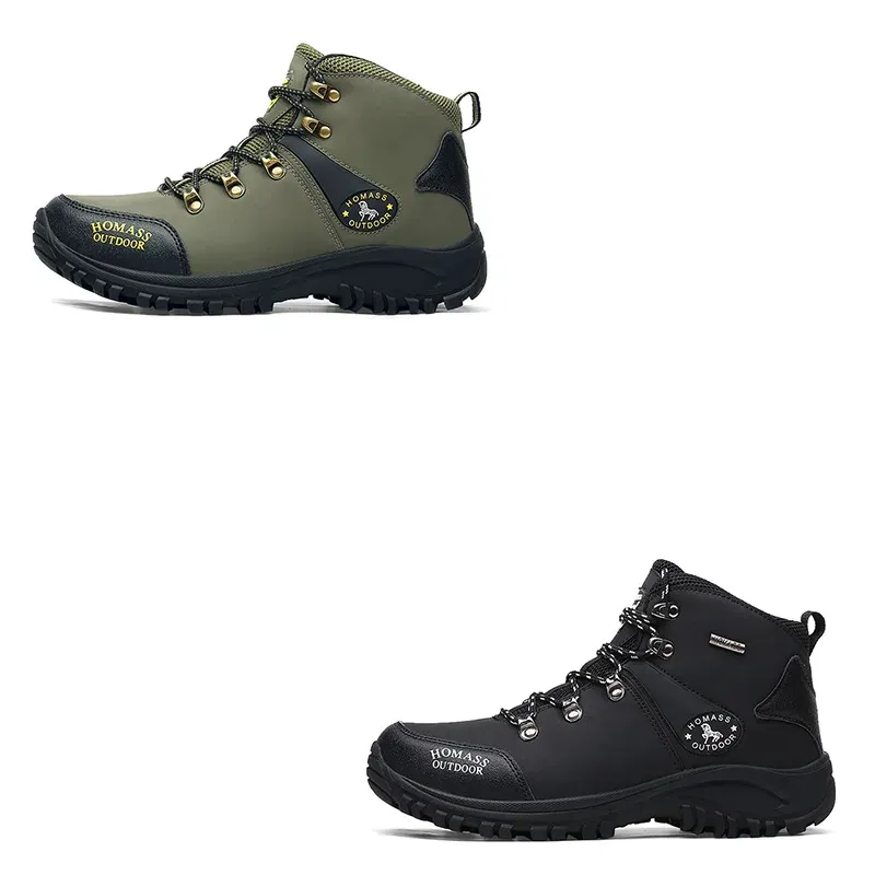 2023 Hot Sale Hiking Boots Men Anti Slip Outdoor Boots Women Hiking and Trekking Shoes Man Lace Up Climbing Hunting Sneakers