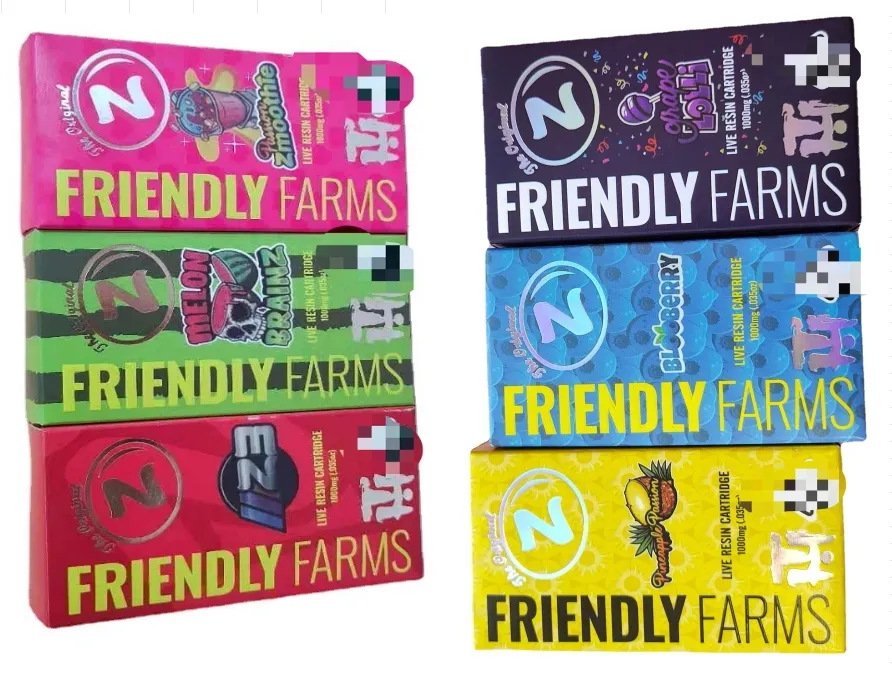 Scatole Friendly Farms per carrelli usa e getta 6 Scatole per imballaggio artigianale in carta al dettaglio all'ingrosso