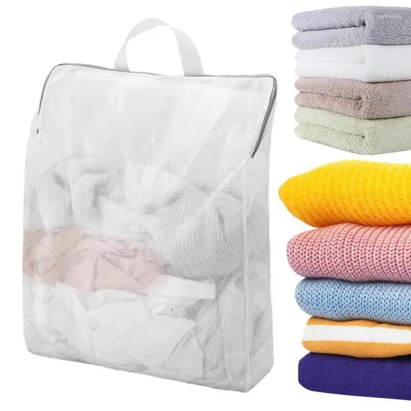 Laundry Bags Mesh Bag For Zippered Anti-Winding Net Wash Washing Lingerie