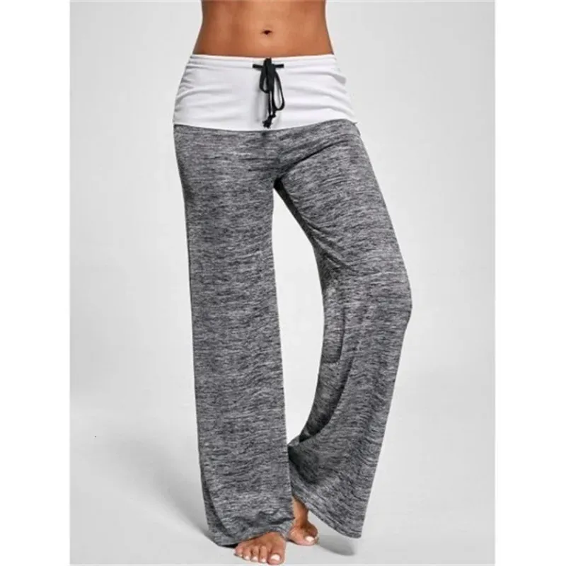 Women Pants Gray Jogger Sweatpants for Baggy Sports Black Sweat Casual Wide Leg Female Trousers Without Pocket 240319