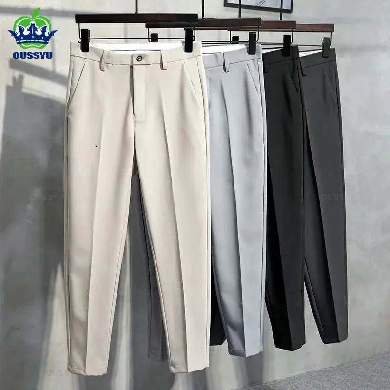 Spring Summer Mens Business Suit Pants Thin... From Luo03, $136.07 ...