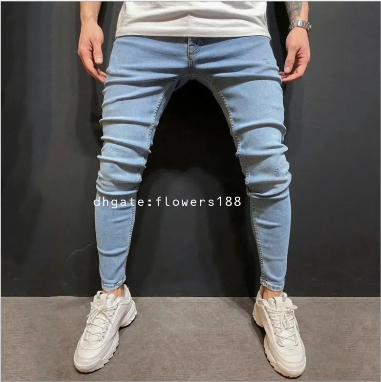 Men's Jeans 2024 Korean Style Men's Jeans Cotton Pants Youth Fashion Tight Mid Waist Casual Amirity Jeans Grey Amirity Jeans Men Amirity Jeans Mx1 Amirity Jeans No Rip