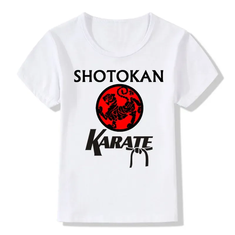 Japanese Kanji Shotokan Karate Print shirt with t shirt for Boys and Girls  - Perfect for Summer Anime Fans and Kids\u0026#039; Clothing