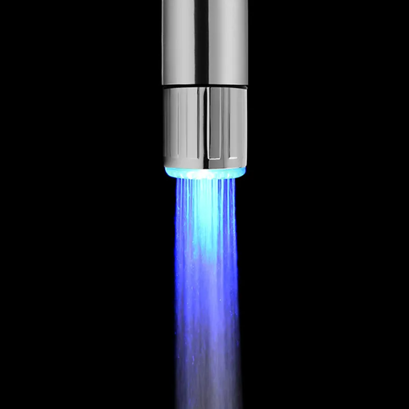 LED Shower Head Temperature Sensor Faucet Aerator with Color Changing ...