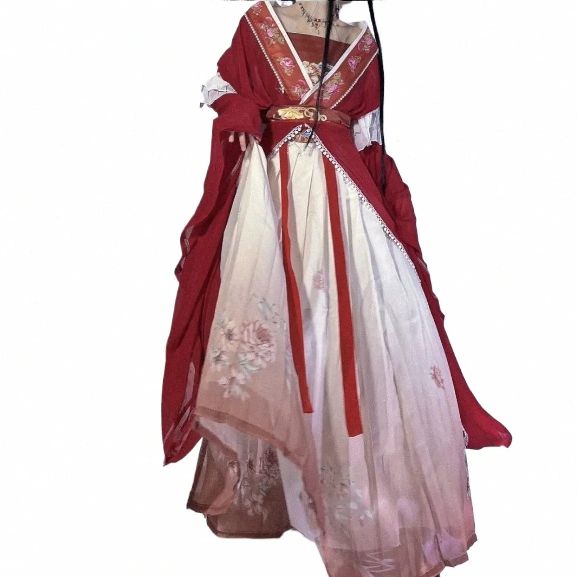 Hanfu Dr Femmes Ancien Chinois Traditionnel Hanfu Ensemble Femme Fée Cosplay Costume Outfit Été Hanfu Ligiht Dr t41f #