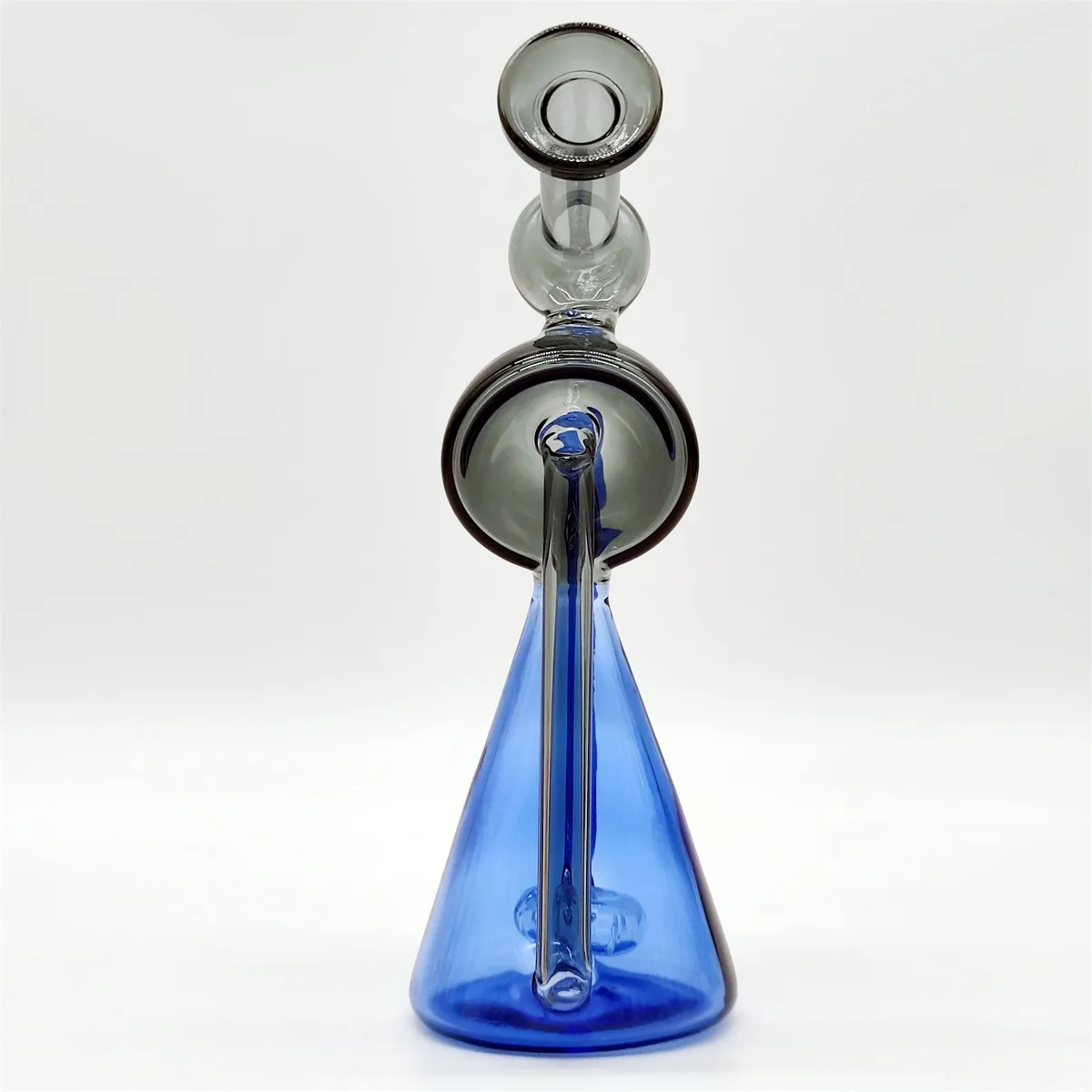 2024 Heady Glass Neo Fab Mix Couleur Bleu 9 pouces Bangs en verre Pipe à eau Bong Tabac Tube à fumer 14MM Bol Dab Rig Recycler Bubbler Pipes