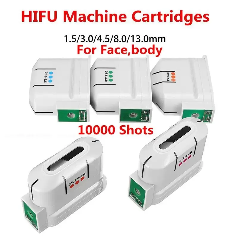 2024 HIFU -patroner Skönhetsutrustning Utbytbar givare Ansiktsbehandling och kroppsbehandlingskassett för ultraljud Facail Care Machine