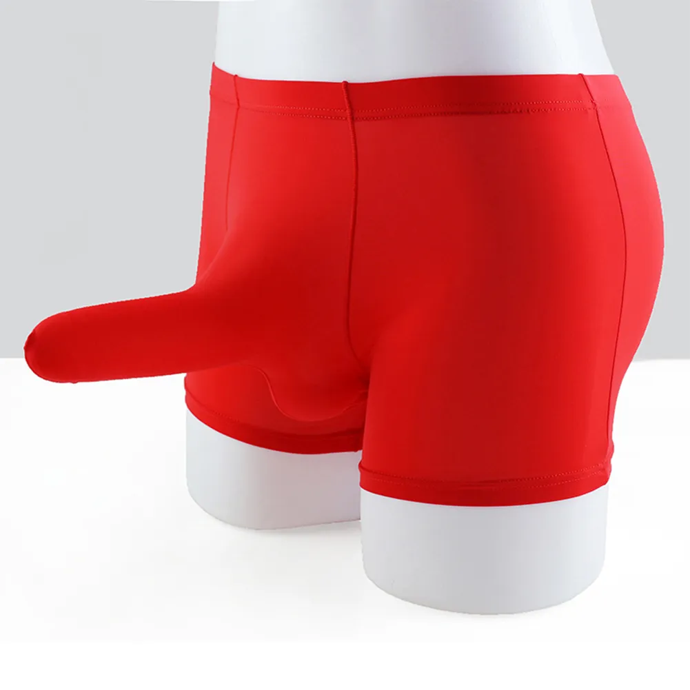 thumbnail image 2 of MCT Men's Rio Slip Push Up Brief – Red Bulge Pouch Thong (S M L XL) 2 of 6