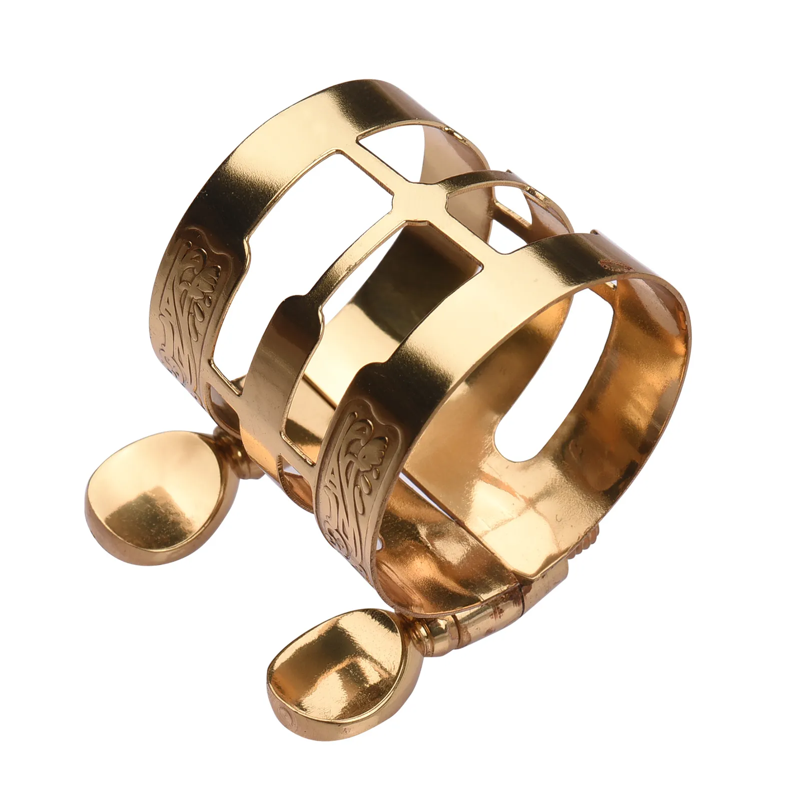 Ligature En Acier Inoxydable Pour Saxophone Ténor Rochix - Serrage Rapide Et Précis - Améliore Le Son Et La Tenue De L'anche