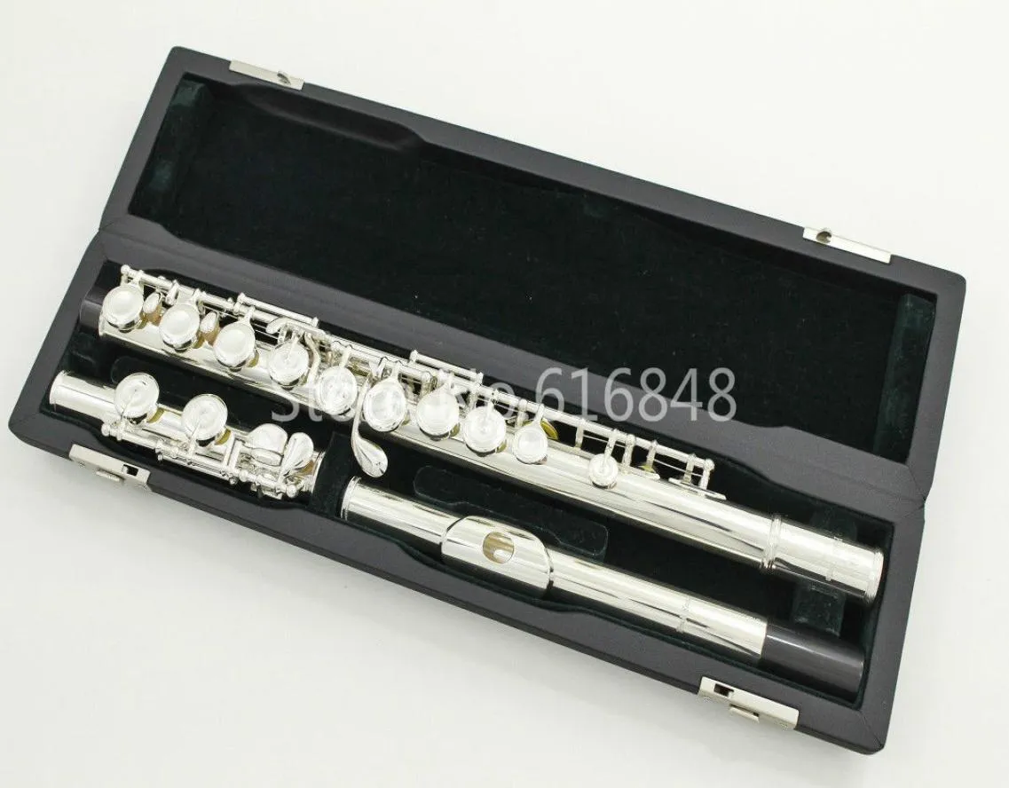 PEARL PF665E 16 Holes Closed C Tune Flute Cupronickel Silver Plated Brand Flute Musical Instrument With Case And Accessories4897602