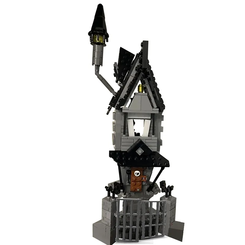 GOBRICKS MOC Jack Skellington Modelo Night of Horror Building Blocks Definir a arquitetura da casa Toys de Brick Kids de Brick Kids da Casa