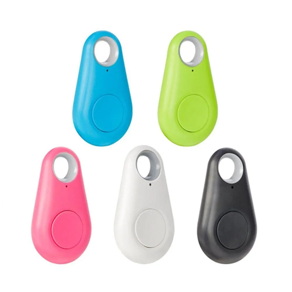 Dispositifs contrôlés par application Mini Mode Smart Dog Pets Bluetooth 4.0 GPS Tracker Alarme anti-perte sans fil Sac pour enfant Portefeuille Key Finder Loca Otfuq