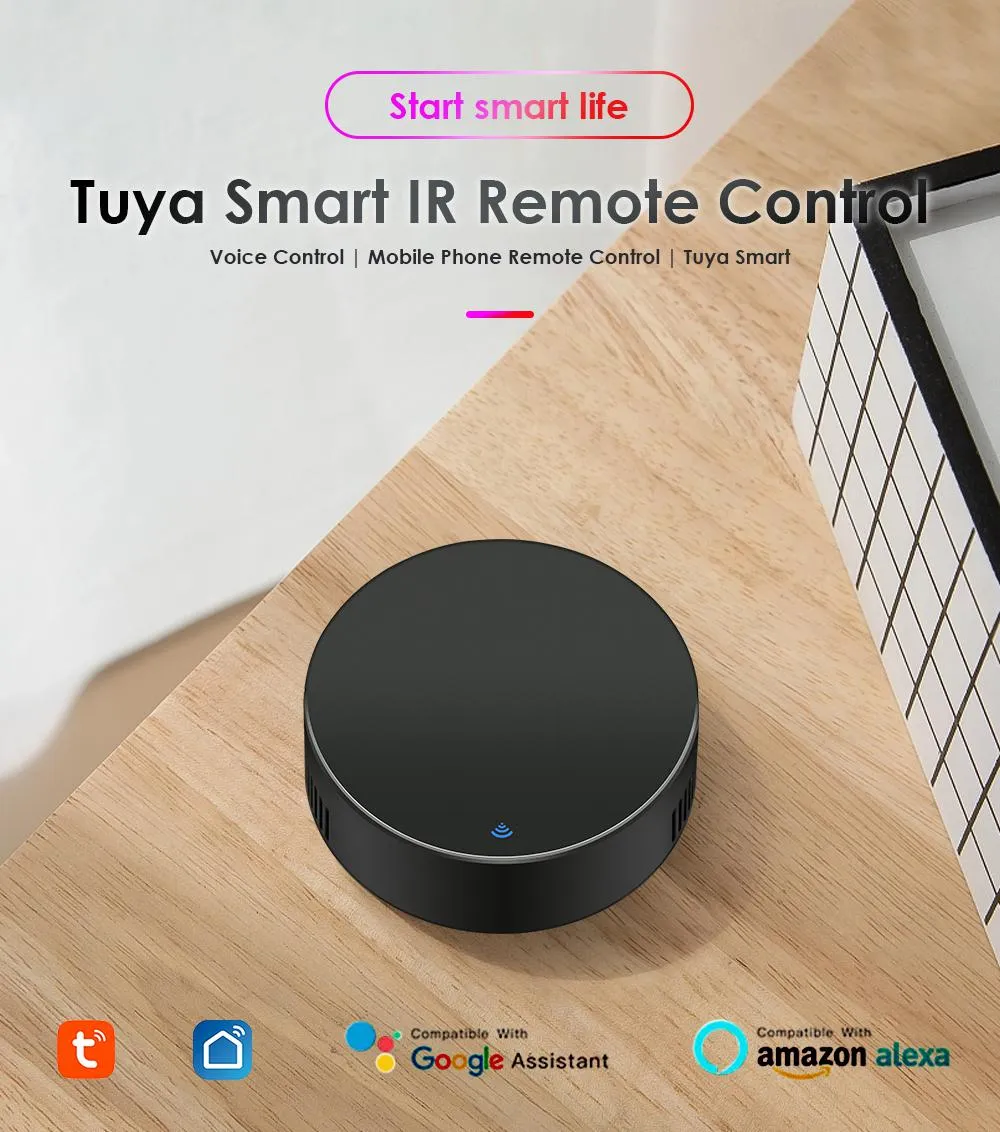 Smart WIFI IR Remote Control Universal Infrared Tuya Smart Home Remote ...