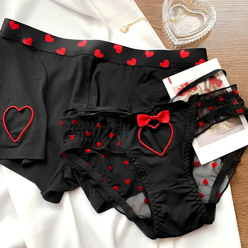 Couples Underwear Set Sexy Mesh Lingerie for Him Her Breathable Comfortable Perfect for Date Night