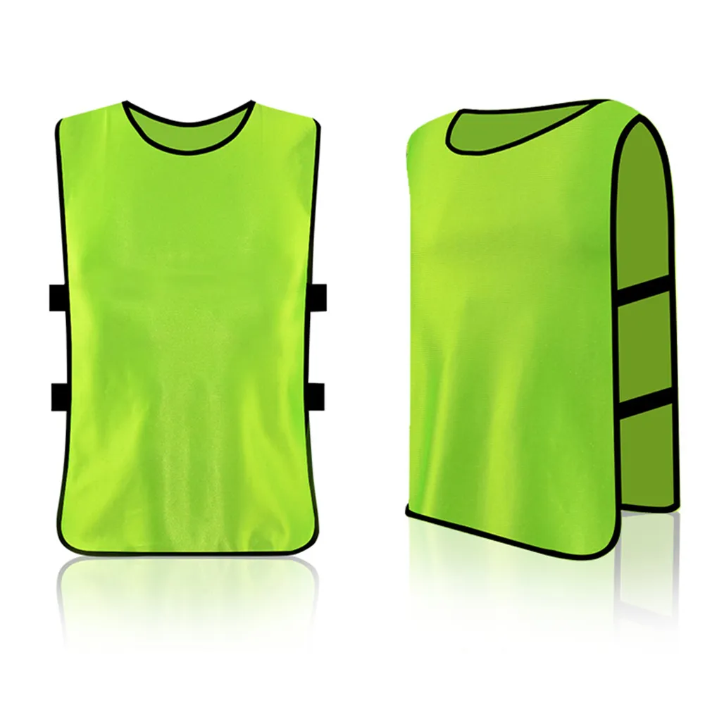 Senston Soccer Bibs Jersey Nylon Mesh Sports Pinnies Team Scrimmage