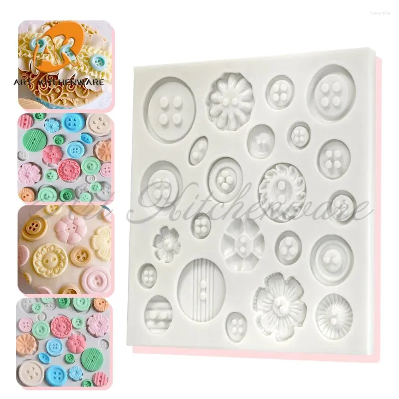 Baking Moulds Button Cake Mold Silicone Tools Kitchen Accessories Decorations For Cakes Fondant Mould