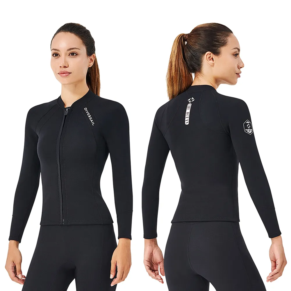 Plongée voile 2 mm pour femmes combinaison néoprène Natation chaude surf surface de plongée en plongée en plongée en plongée de la pêche à la plongée de plongée