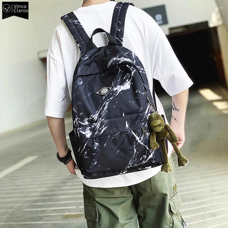 Backpack Fashion Urban Man Trend Brand Designer Men's Lightweight Waterproof School Backpacks For Teenagers Unisex Bags