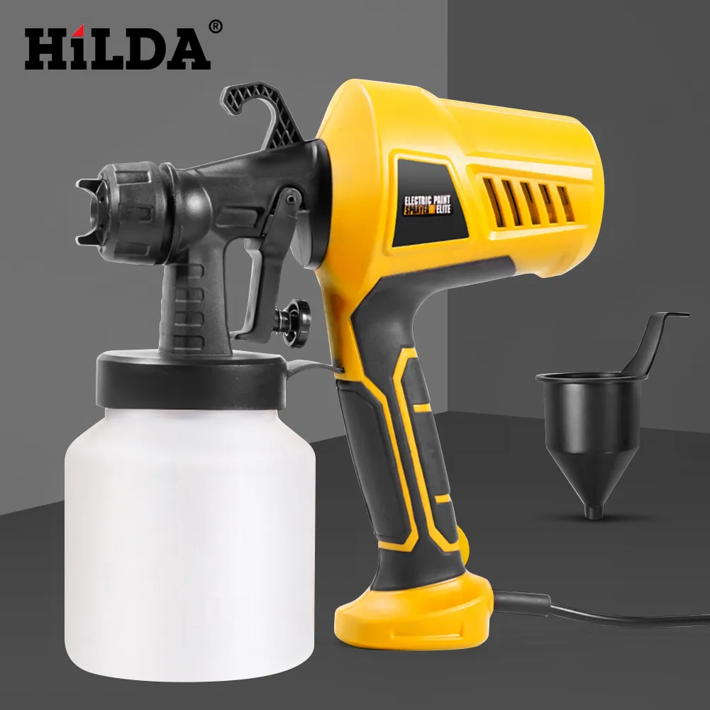 Foreverun Motor 650W HVLP Electric Paint Sprayer Gun – 800ml Cup, 30,000rpm – For Furniture, Walls, Cars