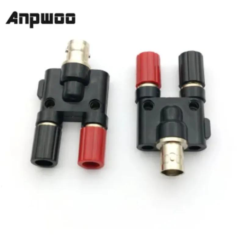 Bulk Purchase of 500 ANPWOO Copper BNC Female to Twin 4mm Banana Jack Female Coaxial Adapters