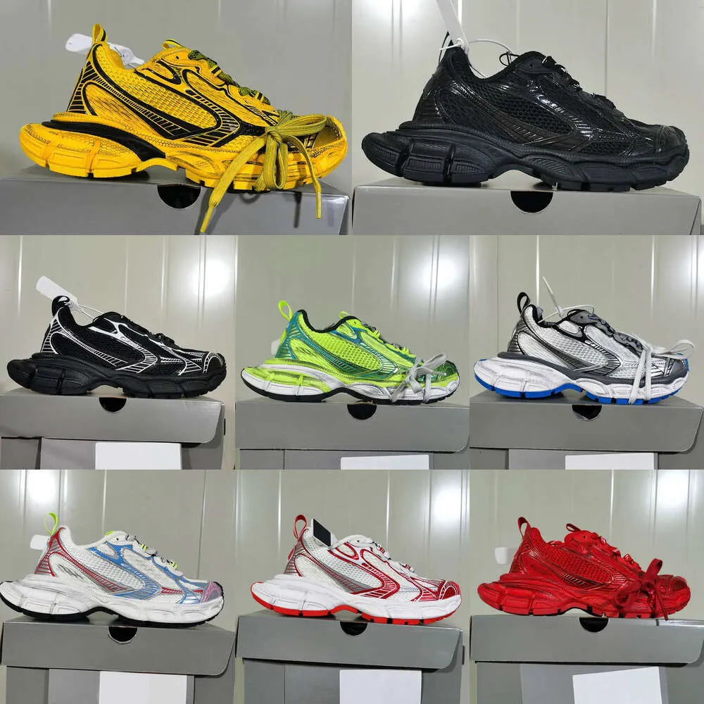 Tasarımcı Ayakkabı Kadınları Baleciaga 1: 1 3XL Sneaker Phantom Baleciagashoes Track Rose Gold Red Mule Siyah Koşucular Spor Büyük Düz Soygun Sabah Sabors Trainers Mens