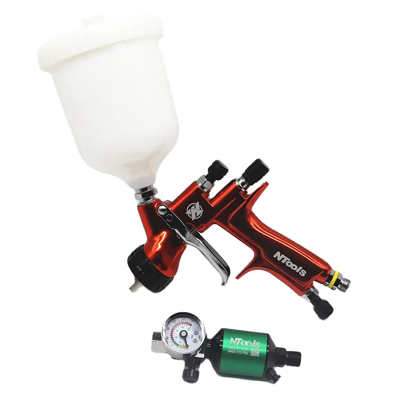 Hvlp Spray Gun Kit 1.3mm Tip 600ml Cup Professional Paint | MercadoLivre