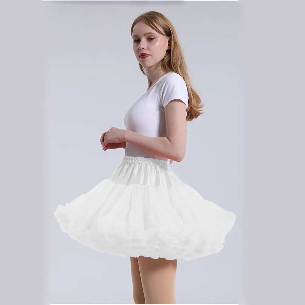 Tutu En Tulle Court - Mini Jupe Ou Jupon élastique Pour Femme (Carnaval, Halloween, Mariage, Danse) - 14