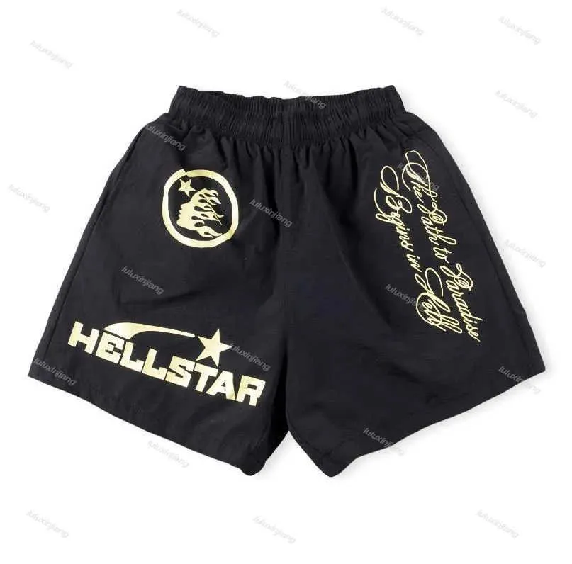 Hellstar Shorts Men Designer Pantalons courts décontractés Shorts Basketball Running Fitness Fashion Hell Star New Style Hip Hop