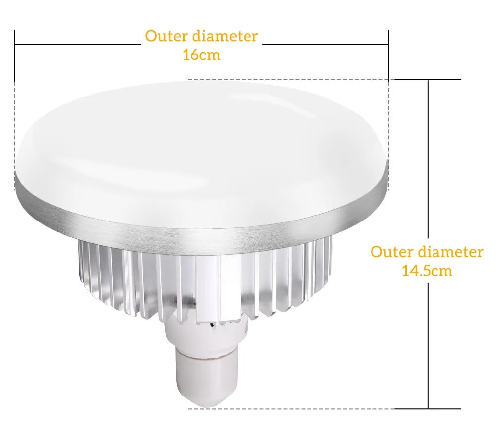 Lampadine LED 45W 5500K E27 - 4 Pezzi Per Studio Fotografico - Foto 5