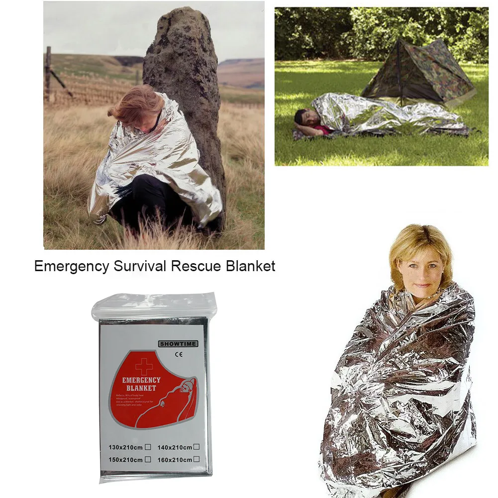 Thermal Emergency Survival Blanket Ultralight Waterproof Windproof Reusable Outdoor Cover Space Blanket For Camping Hiking First Aid From Homepro1 3.91 DHgate.Com